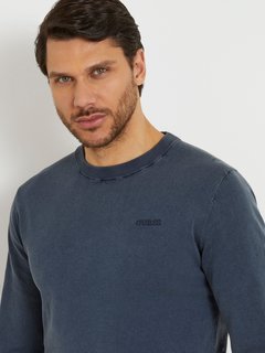 Luxusní Chesley Washed svetr, Modrá barva, S, M, L, XL