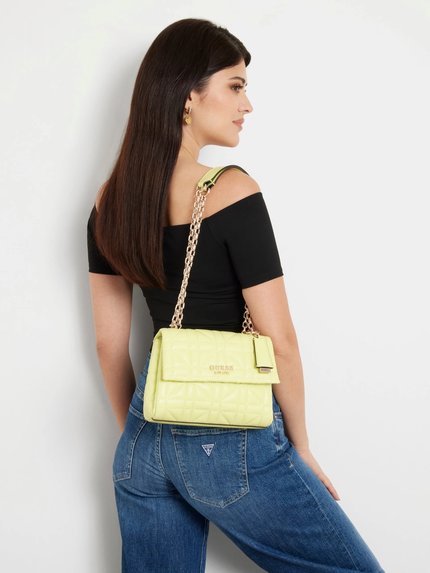 Módní Assia Convertible crossbody, Žlutá barva, 2024