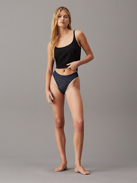 Luxusní Modern Lace brazilky, Modrá barva, XS, S, M, L, XL