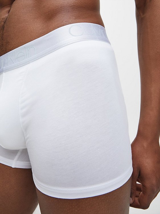 Luxusní Luxe boxerky, Bílá barva, S, M, L, XL