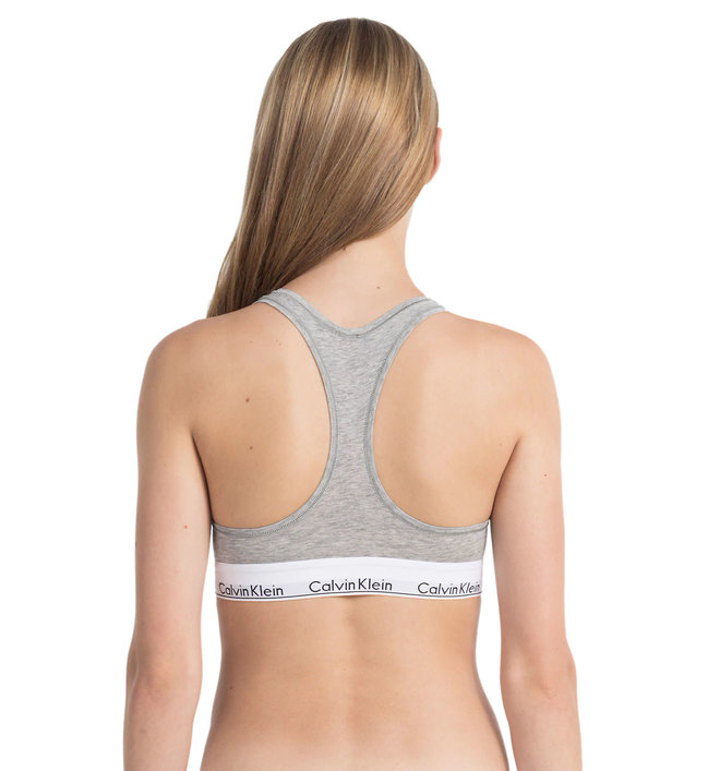 Podprsenka Modern Cotton – Calvin Klein Underwear, Šedá barva Ženy