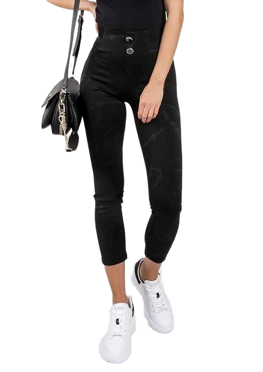 Módní Sebastiana legíny, Černá barva, 2021