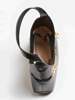 Módní Maimie hobo kabelka, Černá barva, 2022