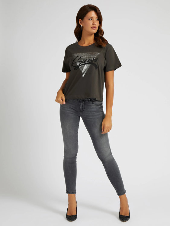 Rocsena tričko – Guess, Černá barva Ženy