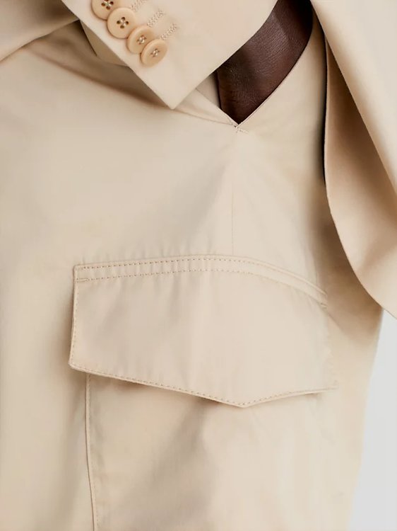 Luxusní Cotton Seacell šortky, Béžová barva, S, M, L