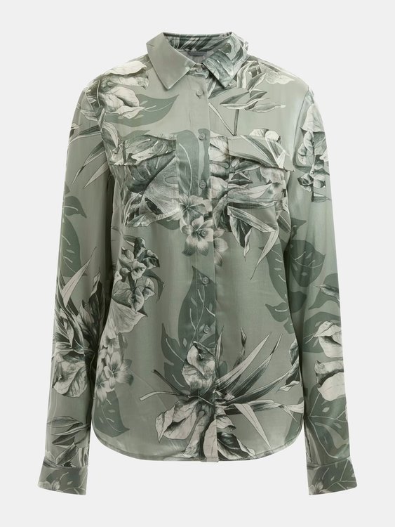 GUESS, Zelená barva Linda košile