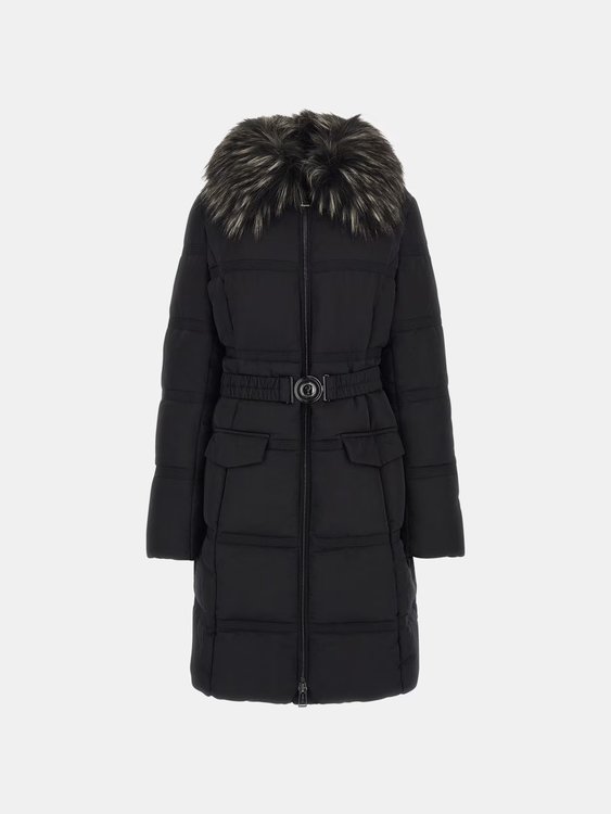 Luxusní Marisol kabát, Černá barva, XS, S, M, L