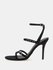 Módní Edelia sandály, Černá barva, 2024
