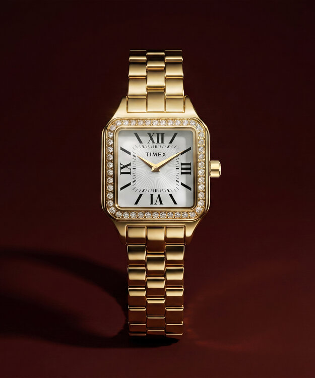 TIMEX TW2Y90500UK-GOLD HODINKY