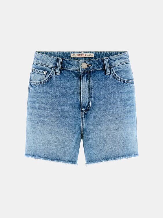 Relaxed midi šortky Modrá barva Ženy