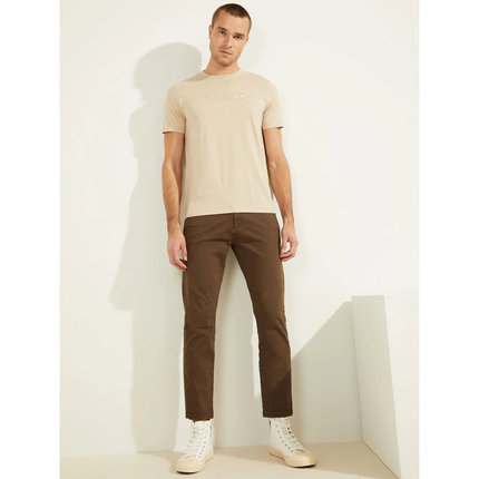 Módní Logo triko, Béžová barva, 2021