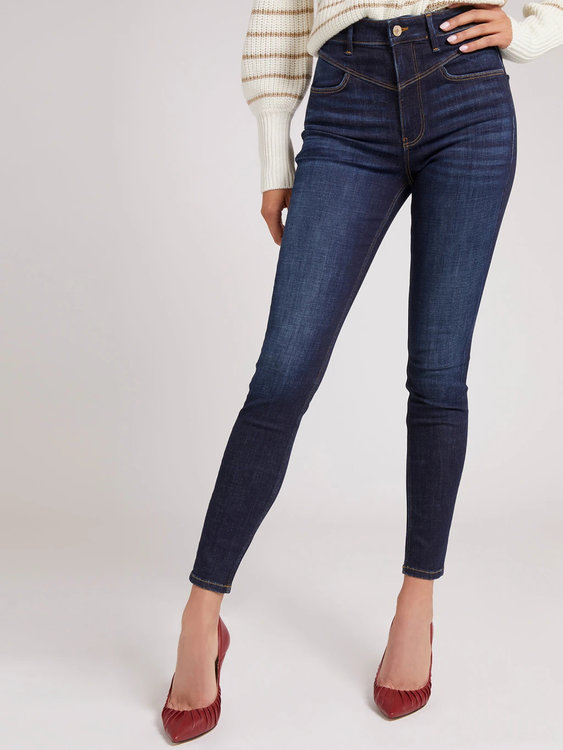 Luxusní Skinny fit jeans, Modrá barva, 26/9, 27/9, 28/9