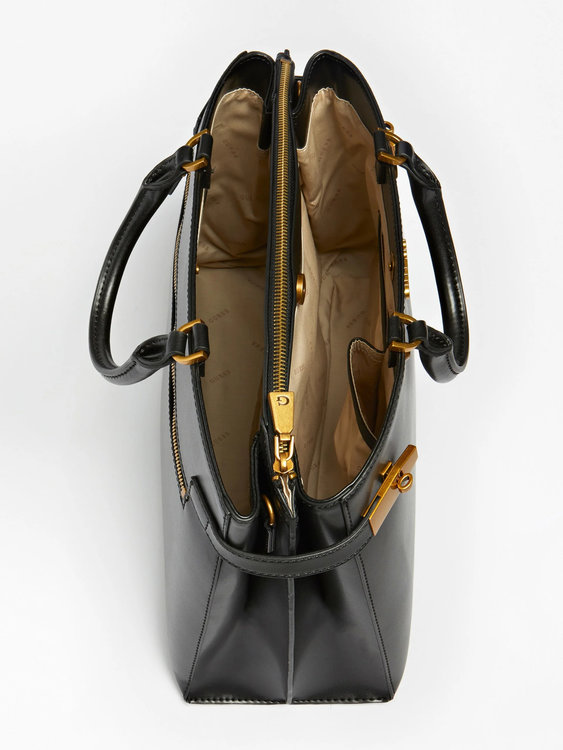 Luxusní Maime hobo kabelka, Černá barva, T/U/1