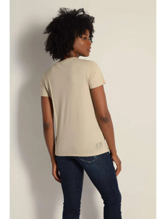 Luxusní Koi tiger tričko, Béžová barva, XS, S, M, L