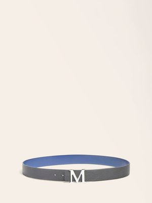 Luxusní Elegant pásek, Černá, Modrá barva, XL