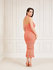 Agathe šaty – Marciano, Lososová, Oranžová barva Ženy