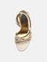 Luxusní Faize sandály, Krémová, Zlatá barva