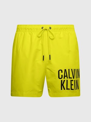 Calvin Klein Swimwear – Intense Power plavky, Žlutá barva