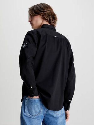 Monologo košile – Calvin Klein Jeans, Černá barva Muži