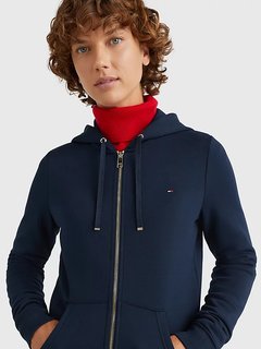 Luxusní Heritage Zip-Through mikina, Navy barva, XS, S, M