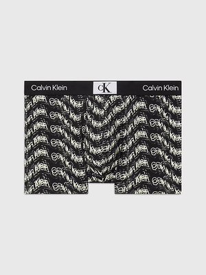 Calvin Klein Underwear – CK 96 Cotton boxery, Bílá, Černá barva