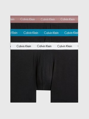 Calvin Klein Underwear – Cotton Stretch boxery 3ks, Černá barva