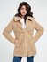 Guess – Marina Teddy kabát, Béžová barva
