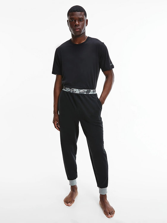 Galvanized pyžamové tričko – Calvin Klein Underwear, Černá barva Muži