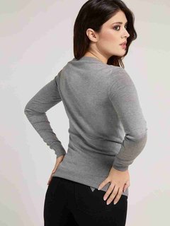 Módní Paulette svetr, Šedá barva, 2022 1