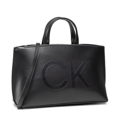 Set shopper – Calvin Klein Jeans, Černá barva Ženy