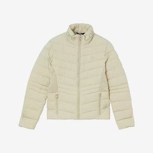 Luxusní Padded bunda, Béžová barva, XS, S