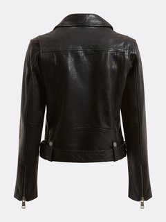 W2YL16L0QN0-JBLK KOŽENÁ BUNDA – Guess Ženy