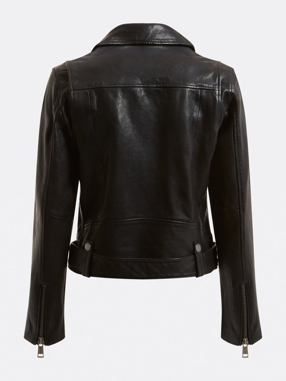 W2YL16L0QN0-JBLK KOŽENÁ BUNDA – Guess Ženy