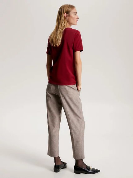 Módní Modern Regular triko, Červená barva, 2023