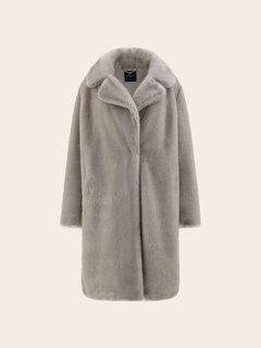 Marciano – Bianca Faux Fur kabát, Šedá barva 1