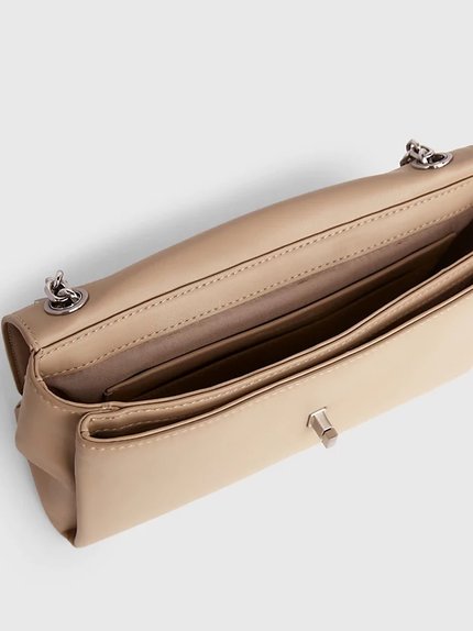 Módní Convertible kabelka, Béžová, Hnědá barva, 2024