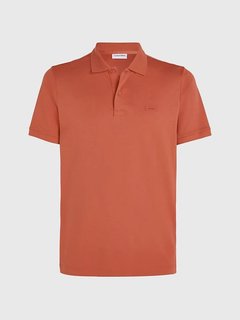 Smooth Cotton polo Oranžová barva Muži