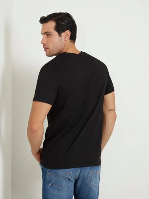 Módní Triangle Embro triko, Černá barva, 2024