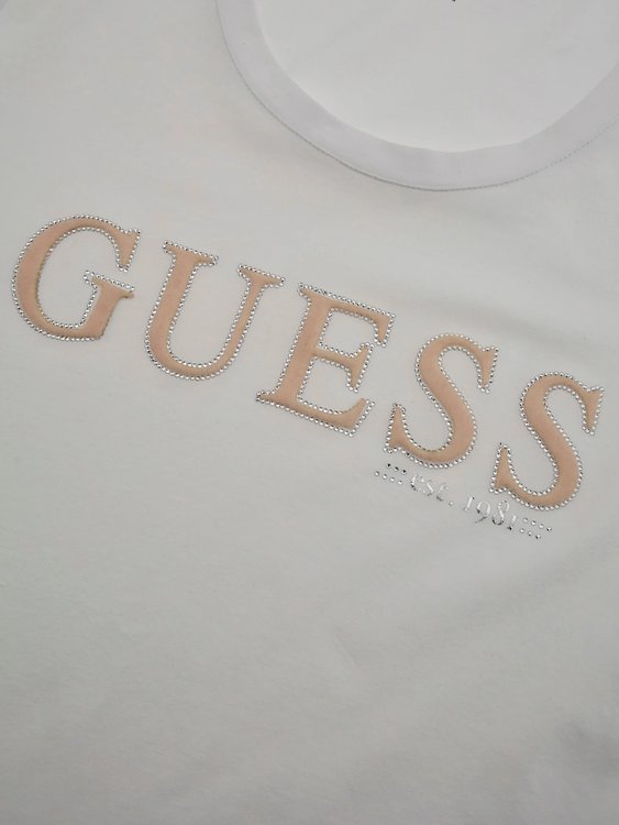 Luxusní Pony Hair triko, Bílá barva, XS, S, M, L, XL