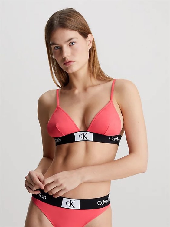 CK 1996 plavky – Calvin Klein Swimwear, Červená barva Ženy