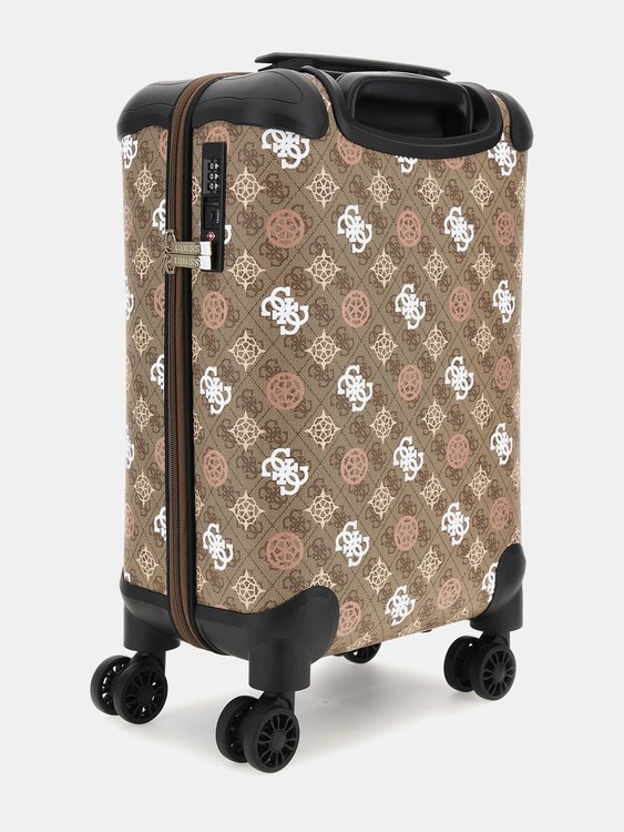 Eliette Logo 18 kufr – GUESS, Hnědá barva Ženy