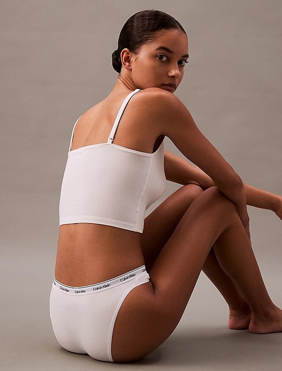 Modern Logo bikiny 3ks Bílá, Modrá, Růžová barva Ženy