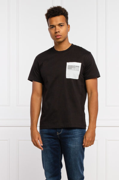 Shadow logo tričko – Calvin Klein Jeans, Černá barva Muži