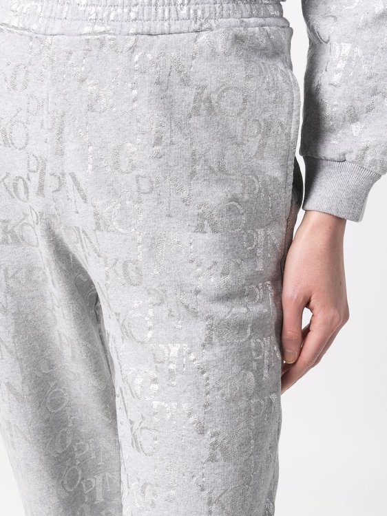 Posillipo pantalone kalhoty – Pinko, Šedá, Stříbrná barva Ženy