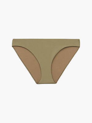 Calvin Klein Swimwear – Core solids plavky - Spodní díl, Khaki barva