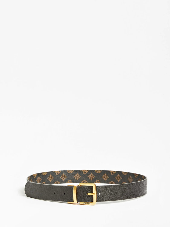 Luxusní Reversible pásek, Hnědá barva, S, M, L