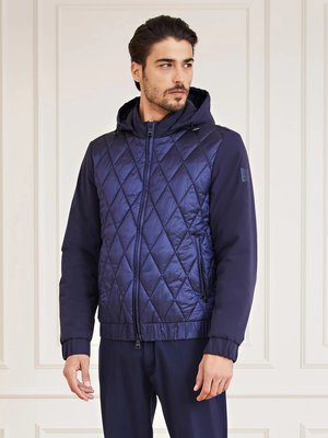 Marciano – Prošívaná quilted bunda, Modrá barva