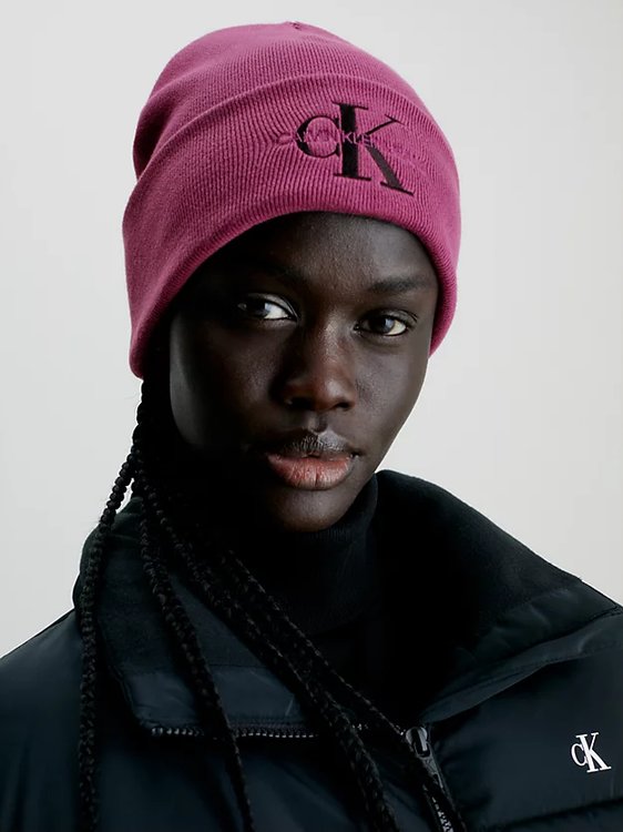 Módní Monologo Embo čepice, Fialová barva, 2023