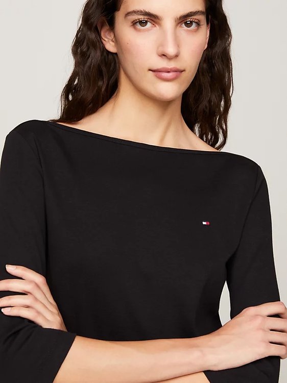 Luxusní New Cody Slim triko, Černá barva, XS, S, M, L, XL