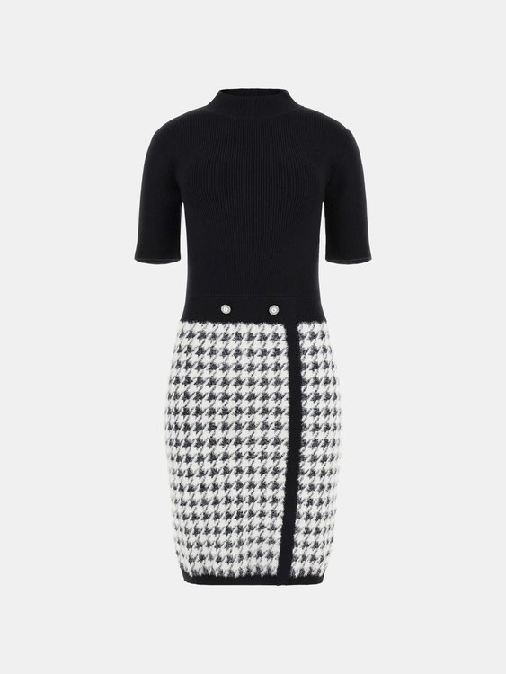 Černá, Multi barva, Violet šaty